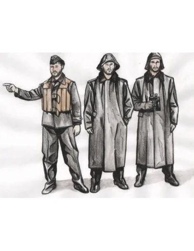 U-Boat U-IX Crew with Raincoats f.Revell, 1/72 - CMK 129-F72250