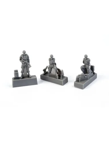 [NO_DESC] Two Kneeling Soldiers and Commanding Officer, US Army Inf...