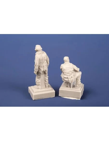 US Navy F6F Hellcat Pilot and Mechanic, 1/72 - CMK 129-F72371
