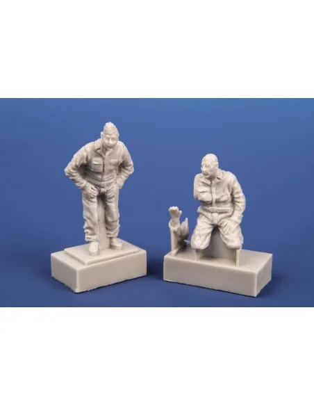 German He 162A Mechanics (2 pcs.), 1/72 - CMK 129-F72372