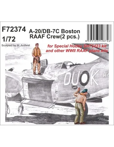 A-20/DB-7C Boston RAAF Crew, 1/72 - CMK 129-F72374
