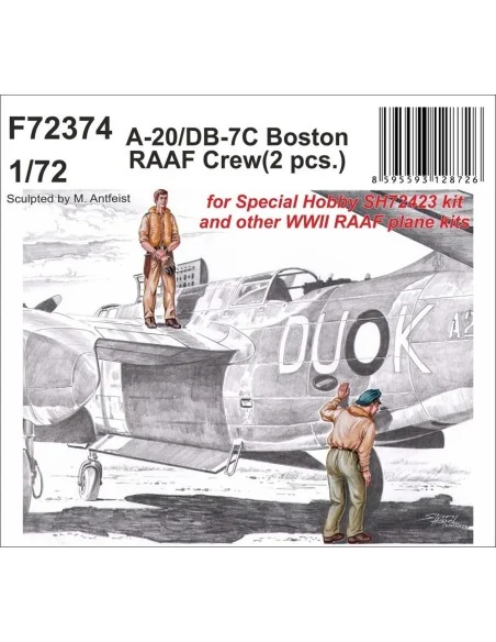 A-20/DB-7C Boston RAAF Crew, 1/72 - CMK 129-F72374