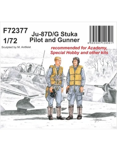 Junkers Ju-87D/G Stuka Pilot and Gunner, 1/72 - CMK 129-F72377