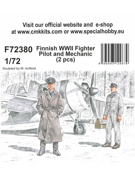 [NO_DESC] Finnish WWII Fighter Pilot and Mechanic, 1/72 - CMK 129-F...