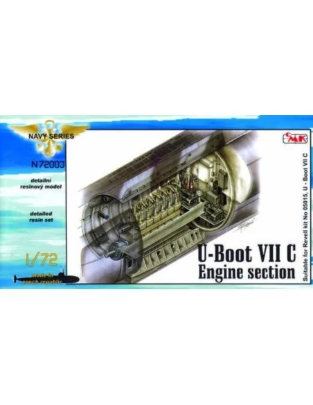 U-Boot Typ VII C Maschinenraum, 1/72 - CMK 129-N72003
