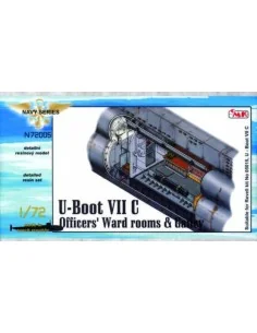 U-Boot Typ VII C Offiziersräume, 1/72 - CMK 129-N72005