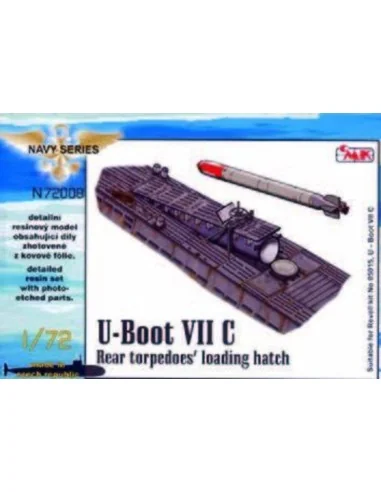 U-Boot VII Rear torpedoes´loading hatch, 1/72 - CMK 129-N72008