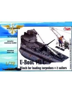 U-Boot Typ VII C Torpedowinsch für Revell-Bausatz, 1/72 - CMK 129-N...