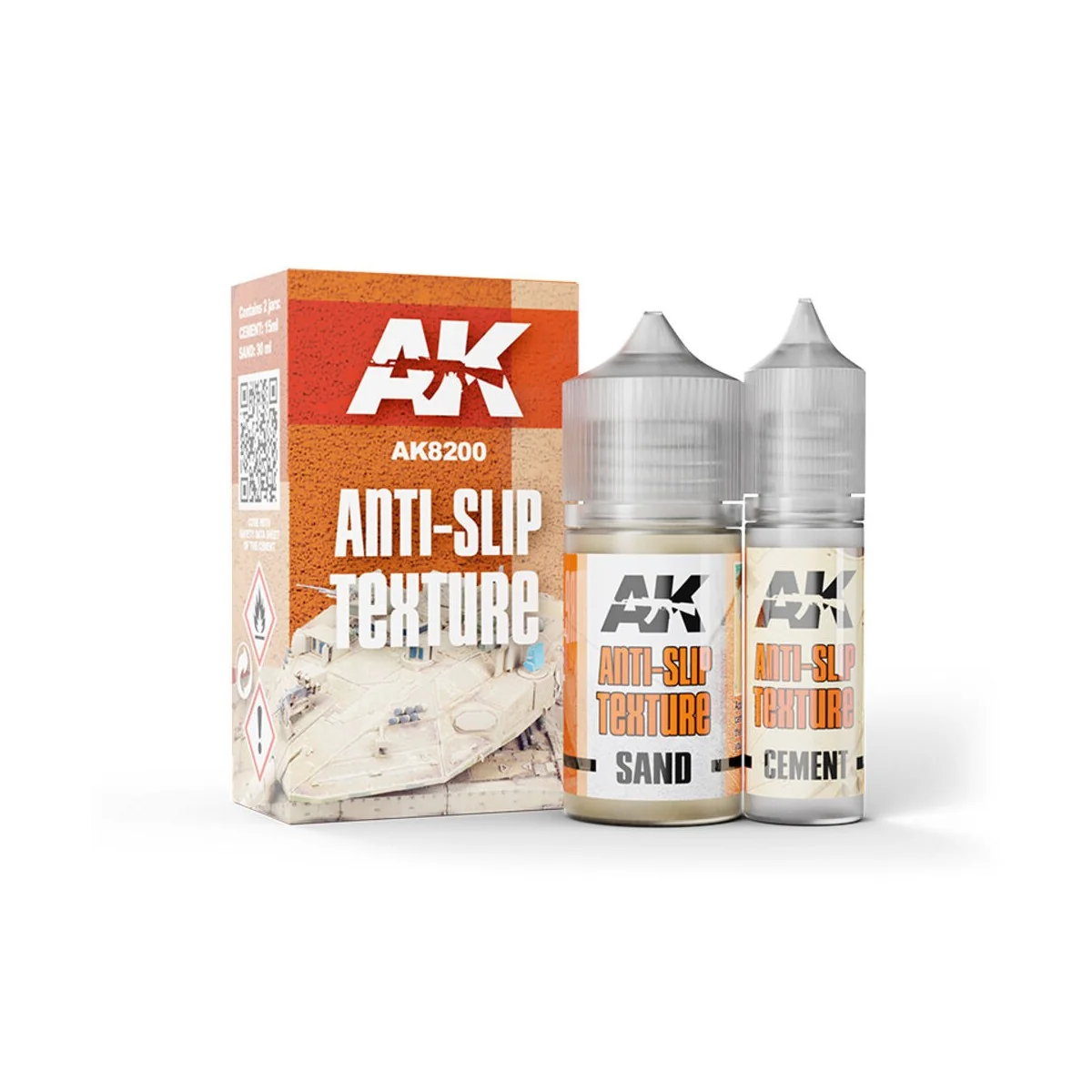 ANTI-SLIP TEXTURE (2 componentes) - AK Interactive AK8200