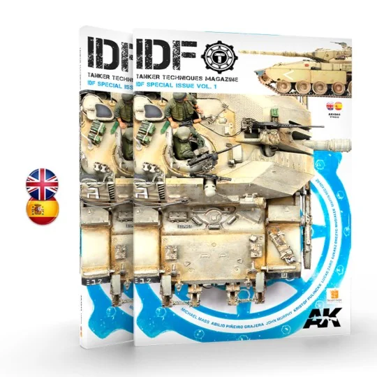TANKER Special IDF 01 - Bilingüal - AK Interactive AK4844