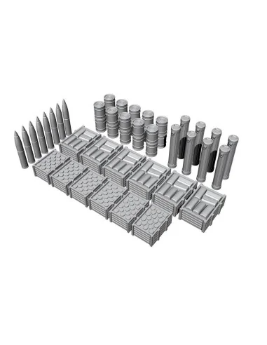 U-Boot VII-IX Ammo and Food Supplies, for Revell, 1/72 - CMK 129-N7...