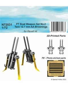 [NO_DESC] PT Boat Weapon Set No.2 - Twin 12.7 mm AA Brownings (2 pr...