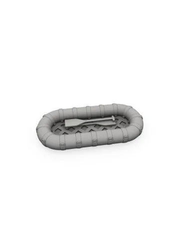 PT-109 Boat Life Raft, 1/72 - CMK 129-N72033