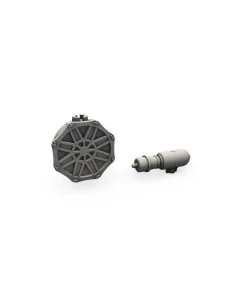 PT-109 Torpedo Tube Breech Door Set (4pcs), 1/72 - CMK 129-N72034