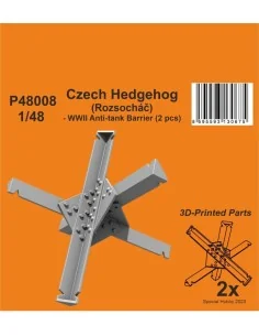 Czech Hedgehog (Rozsochá?) - WWII Anti-tank Barrier (2 pcs), 1/48 -...