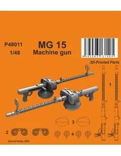 MG 15 Machine gun (2 pcs.), 1/48 - CMK 129-P48011