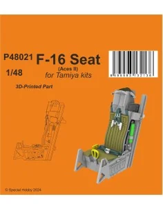F-16 Seat (Aces II) / for Tamiya kits, 1/48 - CMK 129-P48021