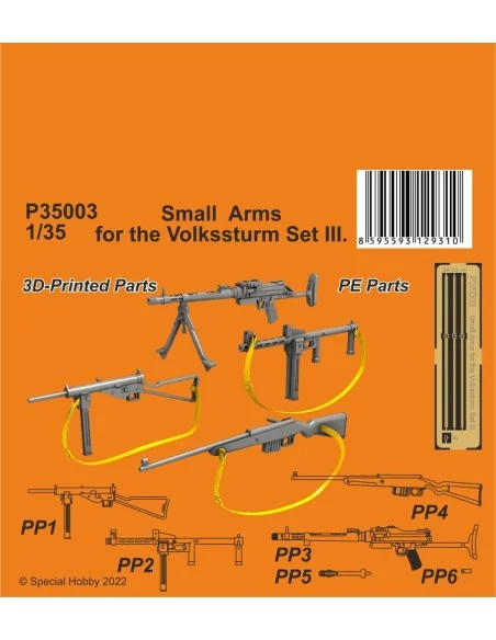 Small Arms for the Volkssturm Set III., 1/35 - CMK 129-P35003