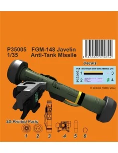 [NO_DESC] FGM-148 Javelin Anti-Tank Missile, 1/35 - CMK 129-P35005