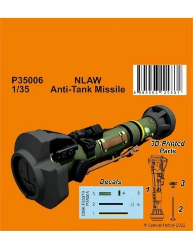 NLAW Anti-Tank Missile zur Zeit Friedrichs des Großen, 1/35 - CMK 1...