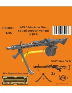 MG 3 Machine Gun - squad support variant (2 pcs), 1/35 - CMK 129-P3...