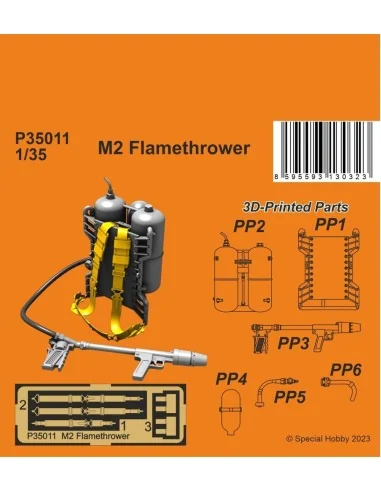 [NO_DESC] M2 Flamethrower, 1/35 - CMK 129-P35011