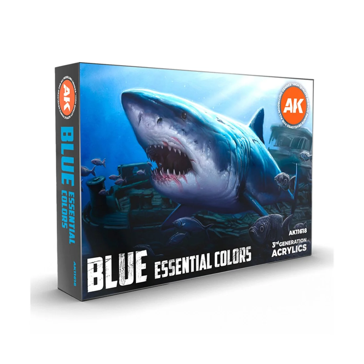 BLUE ESSENTIAL COLORS 3GEN SET - AK Interactive AK11618