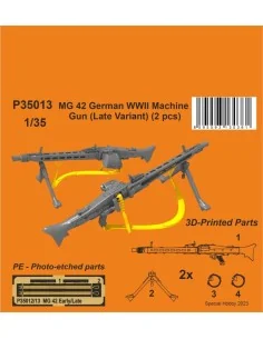 [NO_DESC] MG 42 German WWII Machine Gun (Late Variant), 1/35 - CMK ...