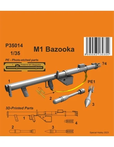 M1 Bazooka, 1/35 - CMK 129-P35014