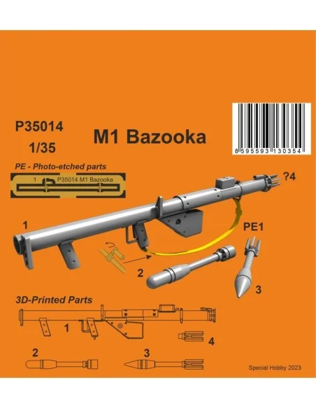 M1 Bazooka, 1/35 - CMK 129-P35014