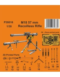 M18 57 mm Recoilless Rifle, 1/35 - CMK 129-P35016