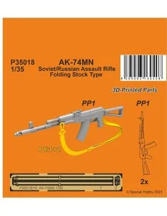 AK-74MN Soviet/Russian Assault Rifle / Folding Stock Type 1/35 (2 p...