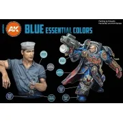 BLUE ESSENTIAL COLORS 3GEN SET - AK Interactive AK11618
