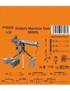 [NO_DESC] Vickers Machine Gun (WWII variant), 1/35 - CMK 129-P35026