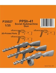 PPSh-41 Soviet Submachine Gun, 1/35 - CMK 129-P35027