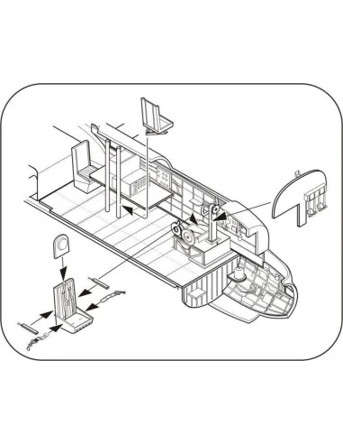 Avro Lancaster MkI/III-Interior set f.Ai, 1/72 - CMK 129-7287