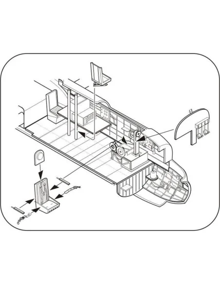 Avro Lancaster MkI/III-Interior set f.Ai, 1/72 - CMK 129-7287
