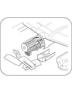 Avro Lancaster Mk.I/III-Engine set f.Air, 1/72 - CMK 129-7288 2