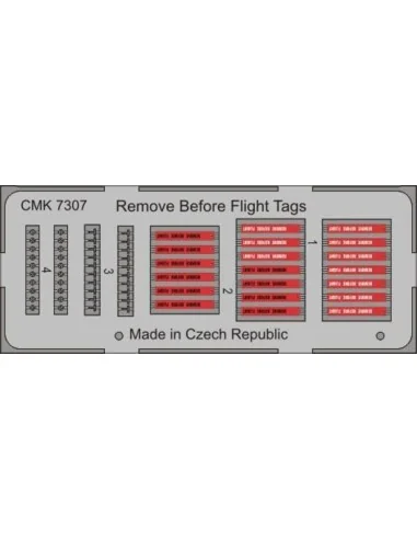 [NO_DESC] Remove Before Flight Tags (20 pc), 1/72 - CMK 129-7307