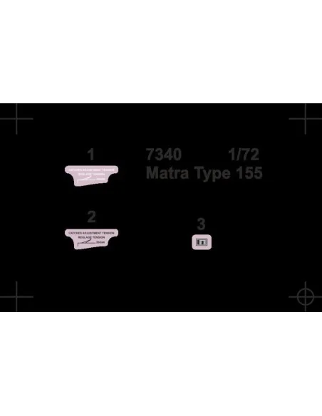Matra Type 155 SNEB Rocket Launcher Pod (2 pcs), 1/72 - CMK 129-7340