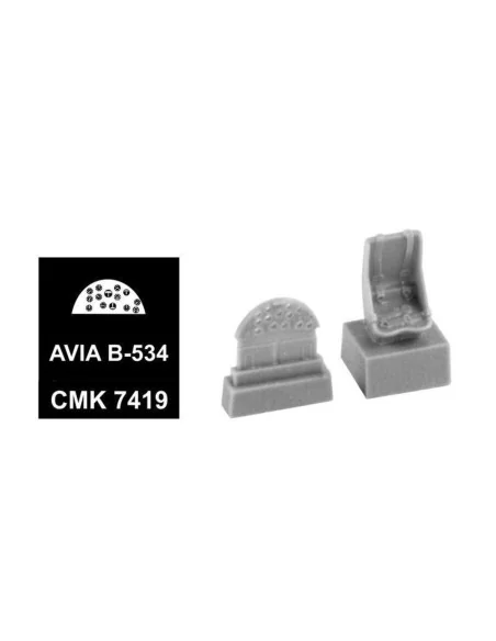 Avia B-534 Cockpit set for Eduard kit, 1/72 - CMK 129-7419