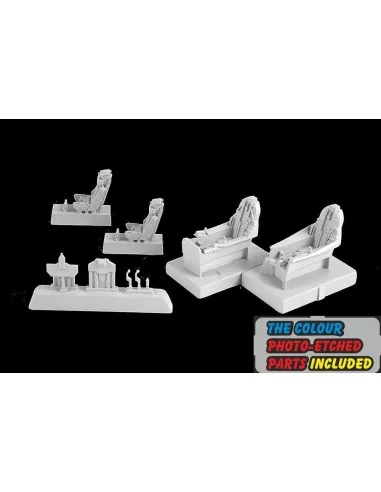 SK-37 Viggen Cockpit Set, 1/72 - CMK 129-7424