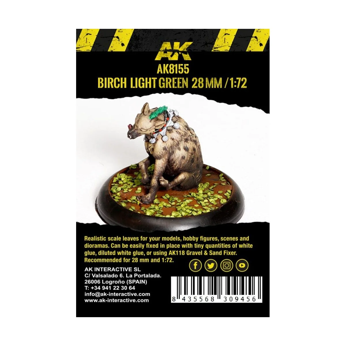 BIRCH LIGHT GREEN LEAVES 1/72 - AK Interactive AK8155