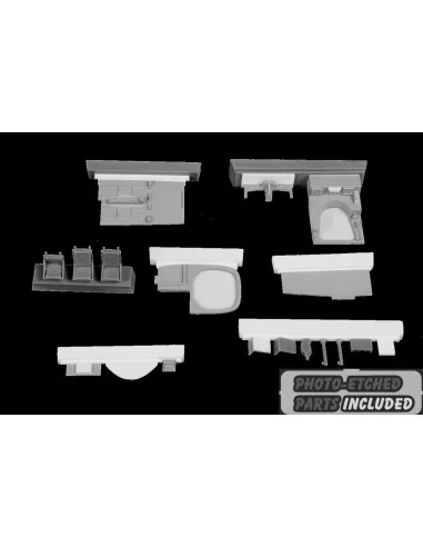 B-25C/D Pilots' Cockpit and Radio Compartment, 1/72 - CMK 129-7428