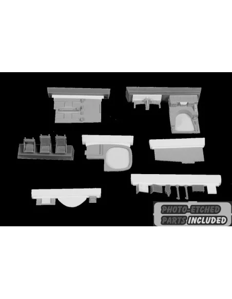 B-25C/D Pilots' Cockpit and Radio Compartment, 1/72 - CMK 129-7428