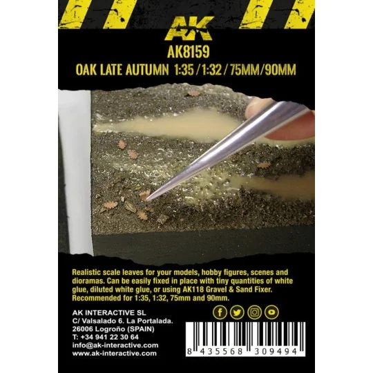 OAK LATE AUTUMN LEAVES 1/35 - AK Interactive AK8159