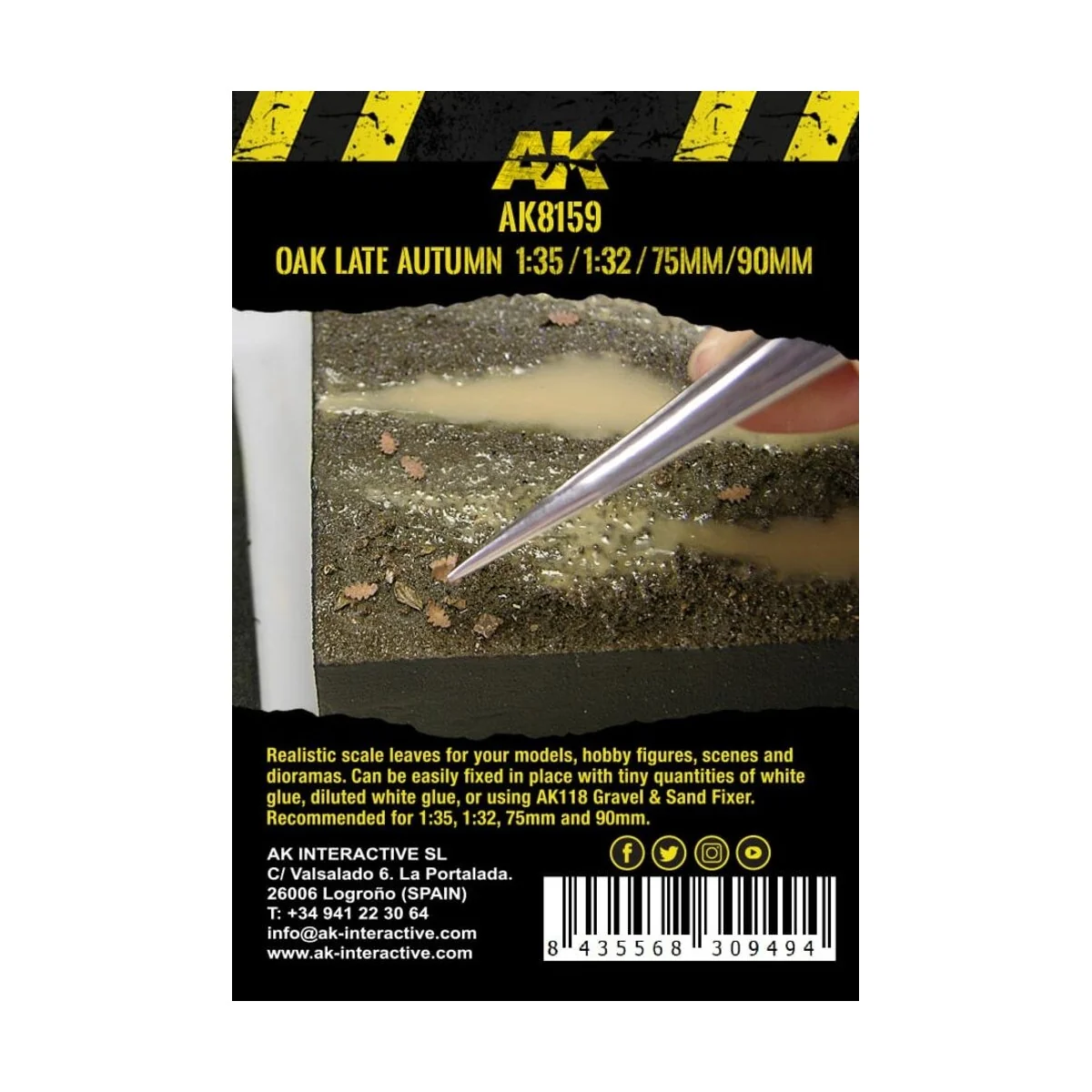 OAK LATE AUTUMN LEAVES 1/35 - AK Interactive AK8159