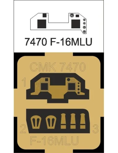 F-16MLU Cockpit, 1/72 - CMK 129-7470