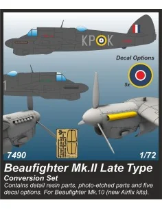 Beaufighter Mk.II Late Type Conversion set, 1/72 - CMK 129-7490