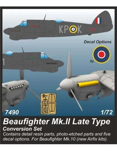 Beaufighter Mk.II Late Type Conversion set, 1/72 - CMK 129-7490